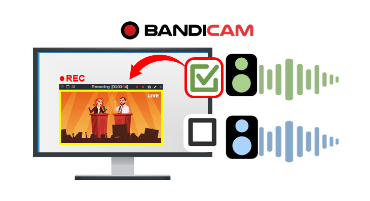 录制电脑声音+麦克风声音的设置 - Bandicam（班迪录屏）